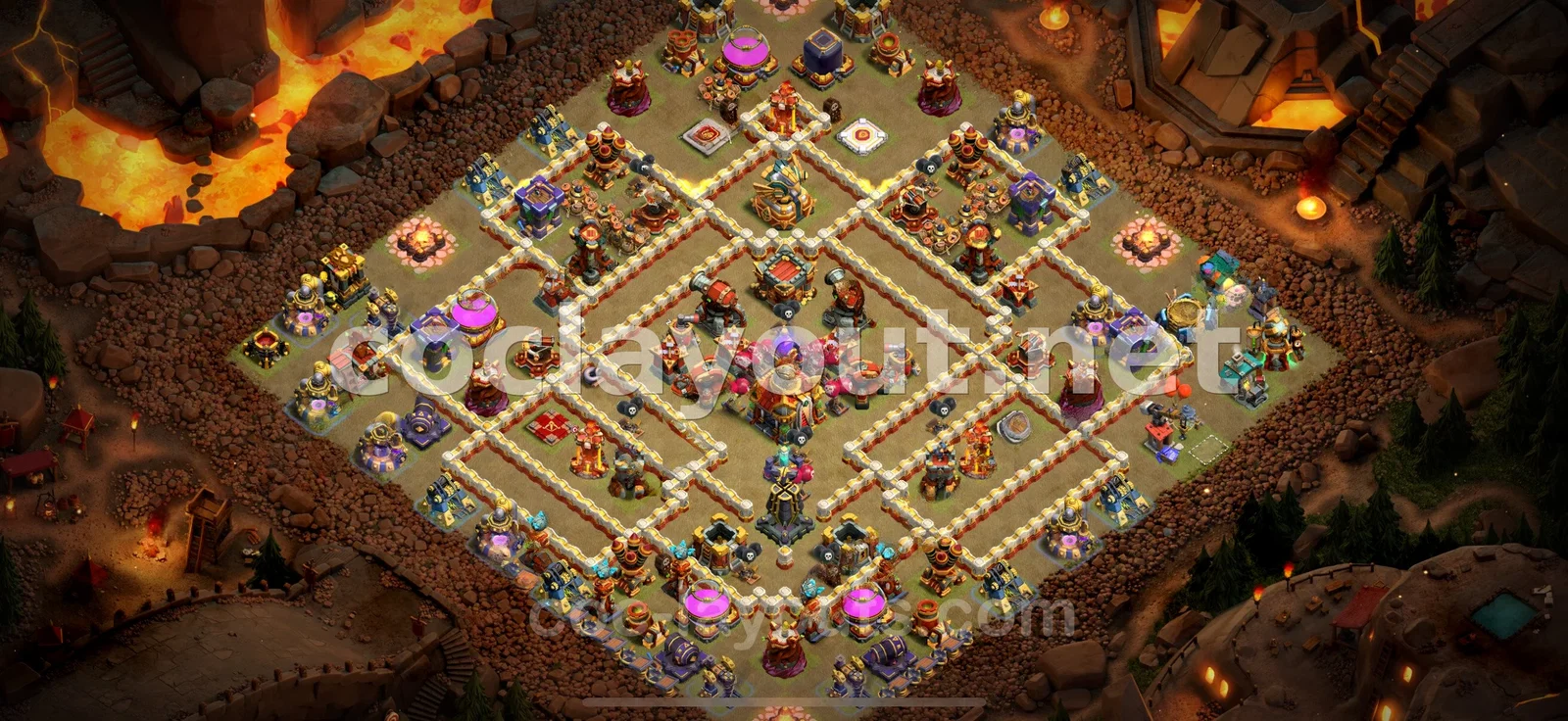 Diseño de Guerra TH16 Efectivo – vista previa del diseño TH16