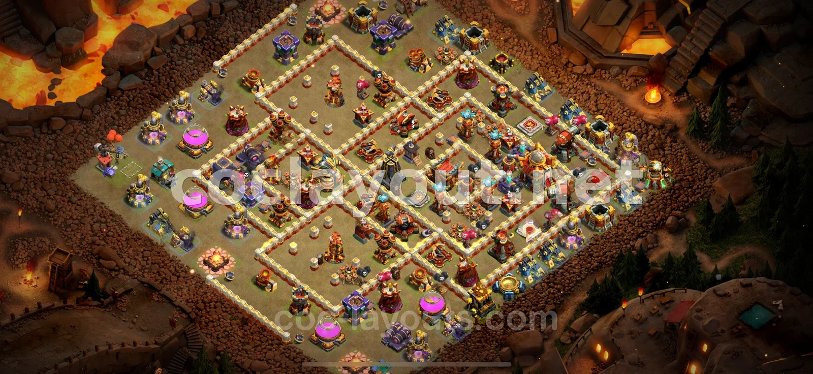 TH16 Diseño de Guerra: Estrategia de Defensa Eficaz – vista previa del diseño TH16