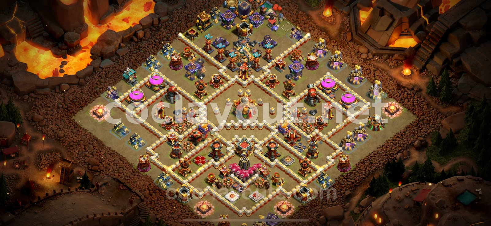 Diseño de guerra TH16 efectivo – vista previa del diseño TH16