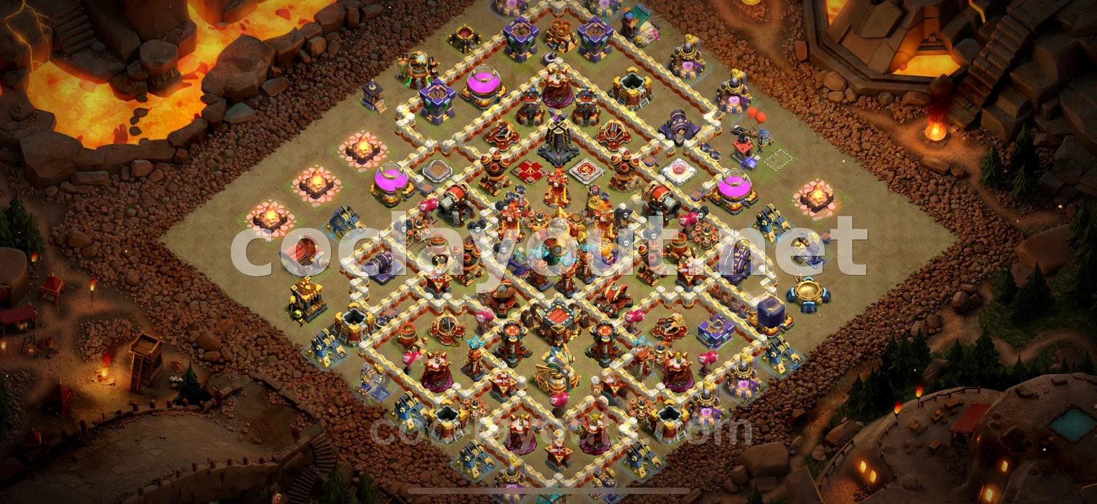Diseño de guerra TH16 eficaz – vista previa del diseño TH16