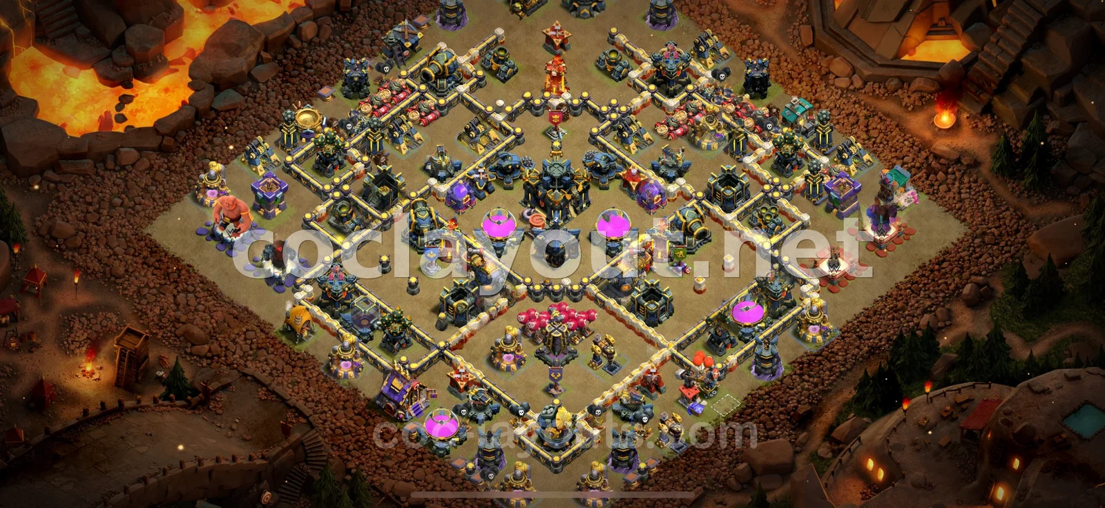 Diseño de Guerra TH17: Defensa Implacable – vista previa del diseño TH17