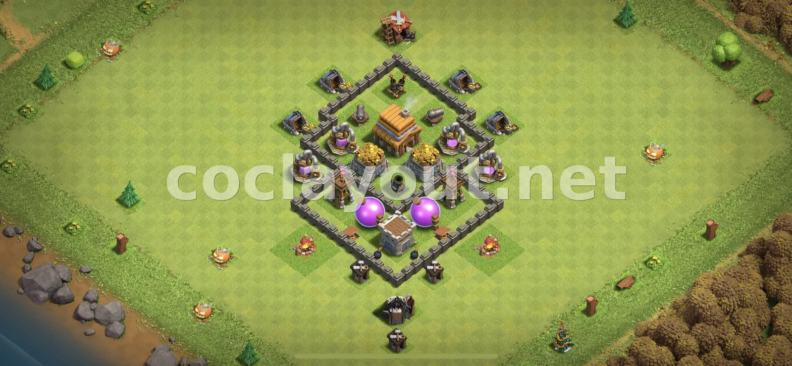 Estrategia Efectiva para Diseño de Farming TH4 – vista previa del diseño TH4