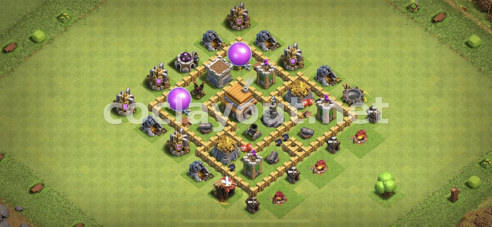 Эффективная гибридная база для TH5 – превью расстановки TH5
