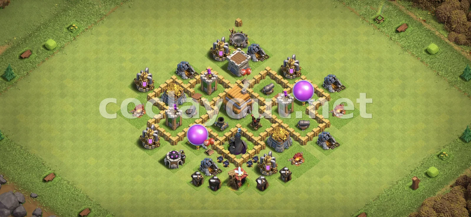 Diseño de Farming TH5 para Proteger Recursos – vista previa del diseño TH5