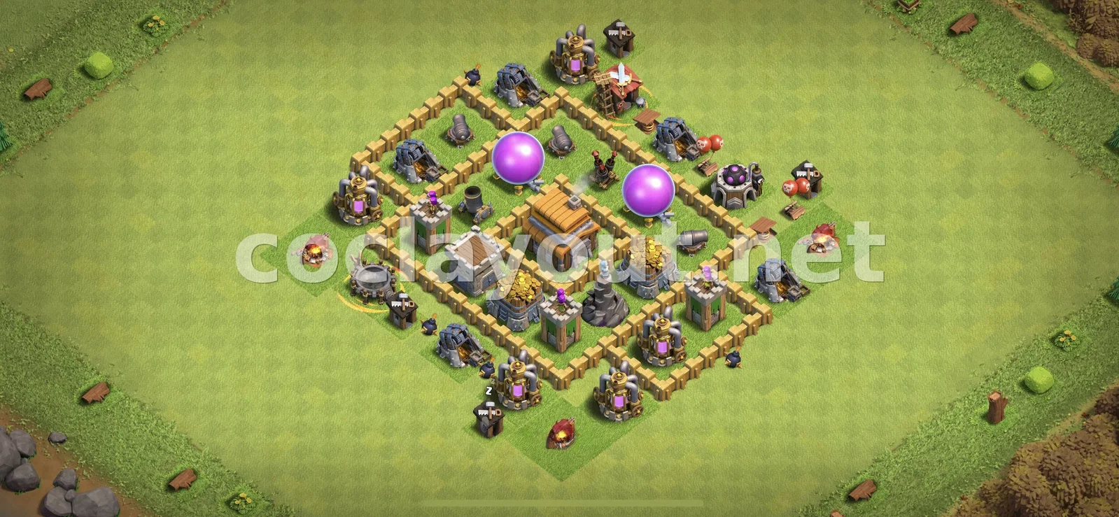 Diseño de Farming TH5 para Proteger Recursos – vista previa del diseño TH5