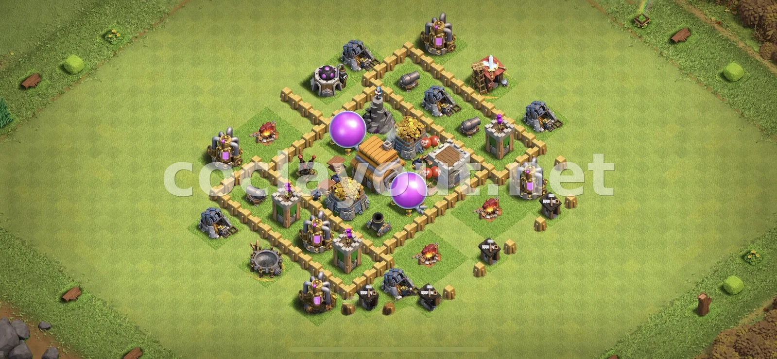 قاعدة مزرعة TH5 لحماية الموارد – معاينة تصميم TH5