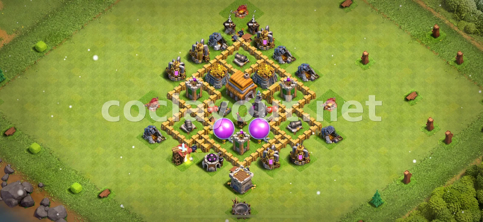 استراتيجية قاعدة مزرعة TH5 – معاينة تصميم TH5