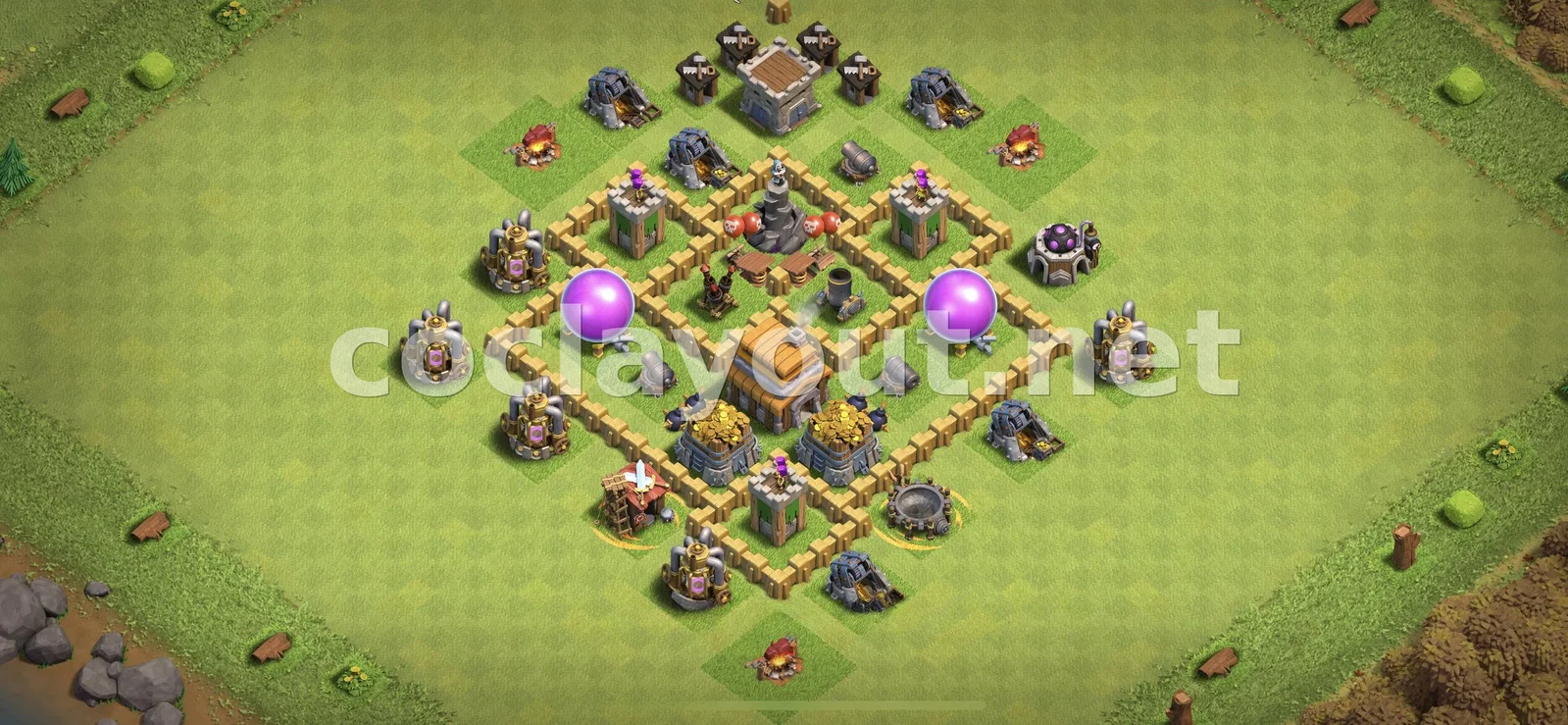 احمِ مواردك مع قاعدة مزرعة TH5 – معاينة تصميم TH5