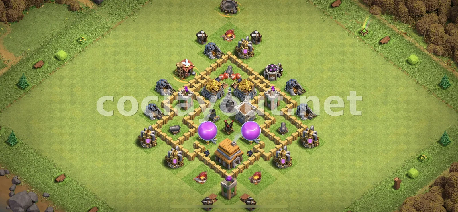 قاعدة مزرعة TH5 فعالة #12 – معاينة تصميم TH5