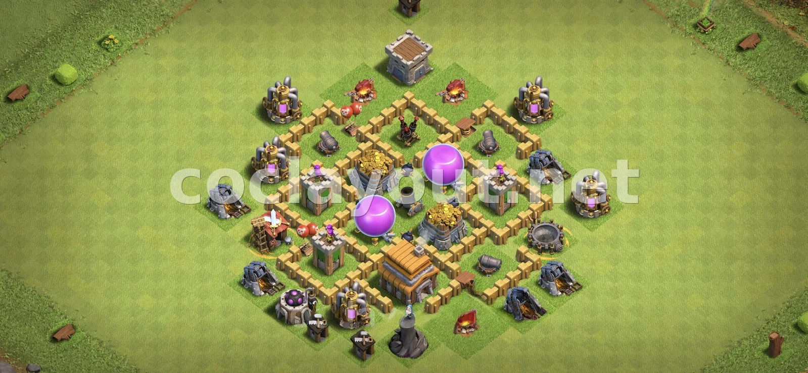 قاعدة مزرعة TH5 لحماية الموارد – معاينة تصميم TH5