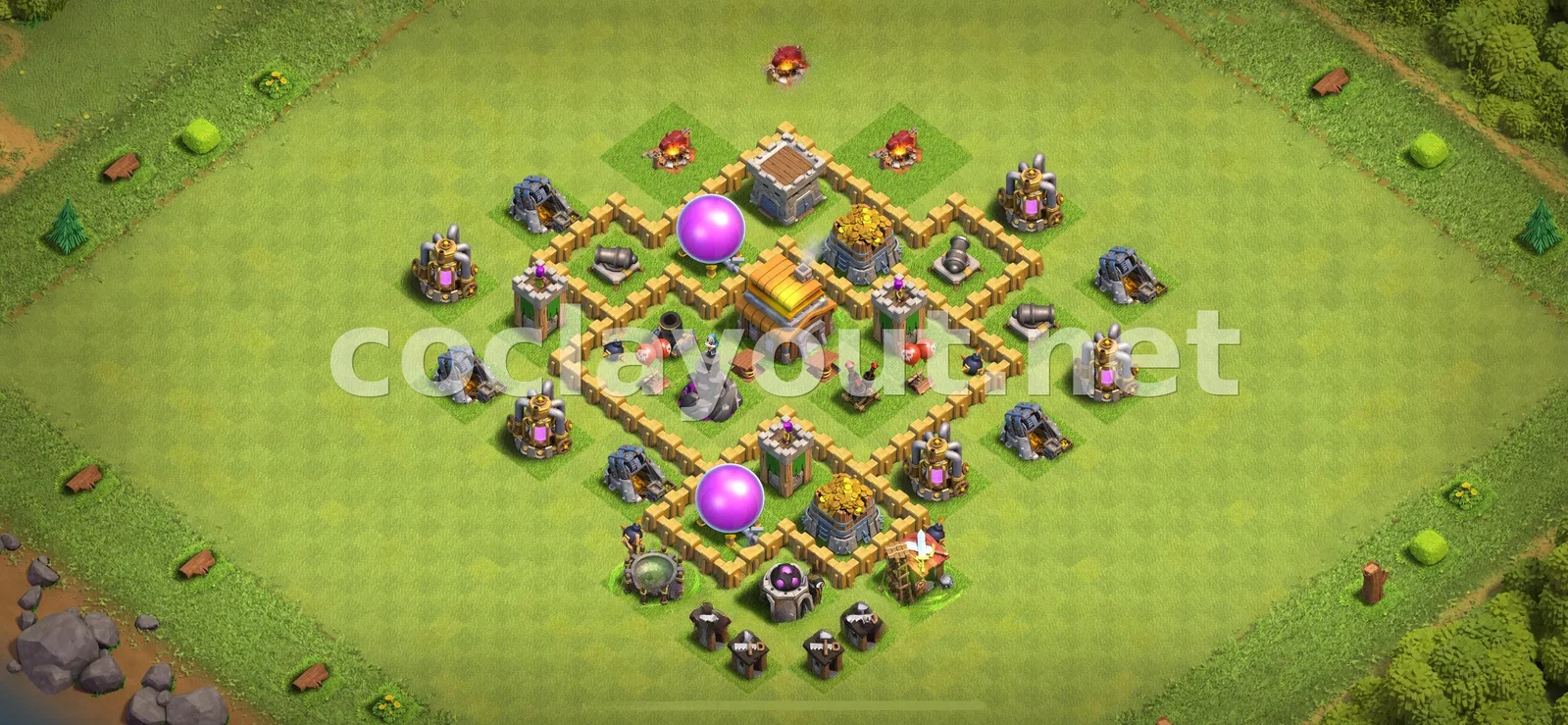 Diseño de Farming TH5 Eficaz – vista previa del diseño TH5