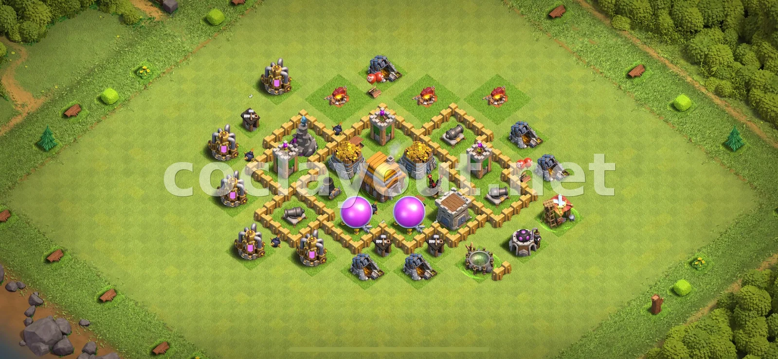 Diseño de Farming Eficiente TH5 – vista previa del diseño TH5