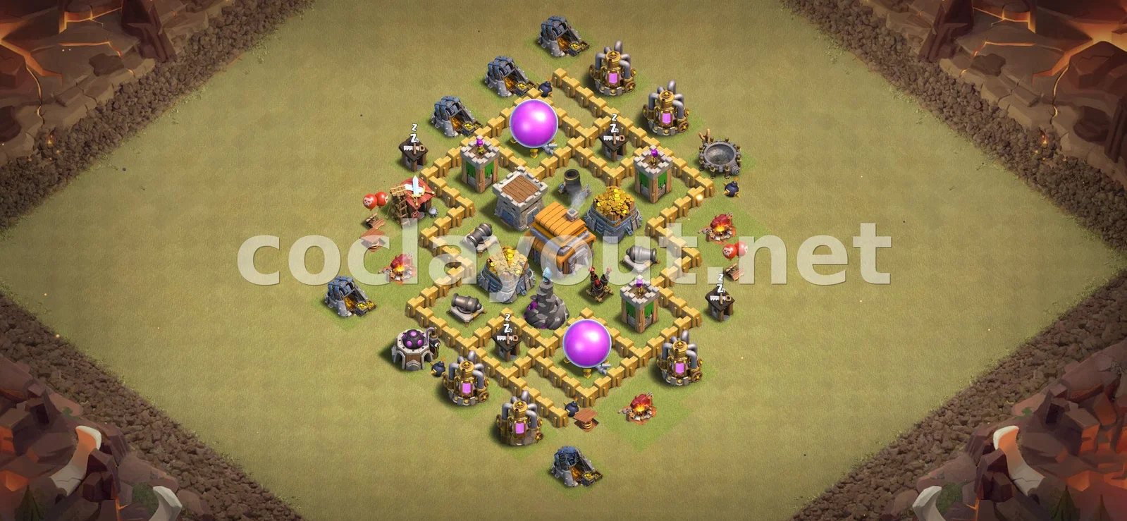 TH5 战略部落战阵型 – TH5 布局预览