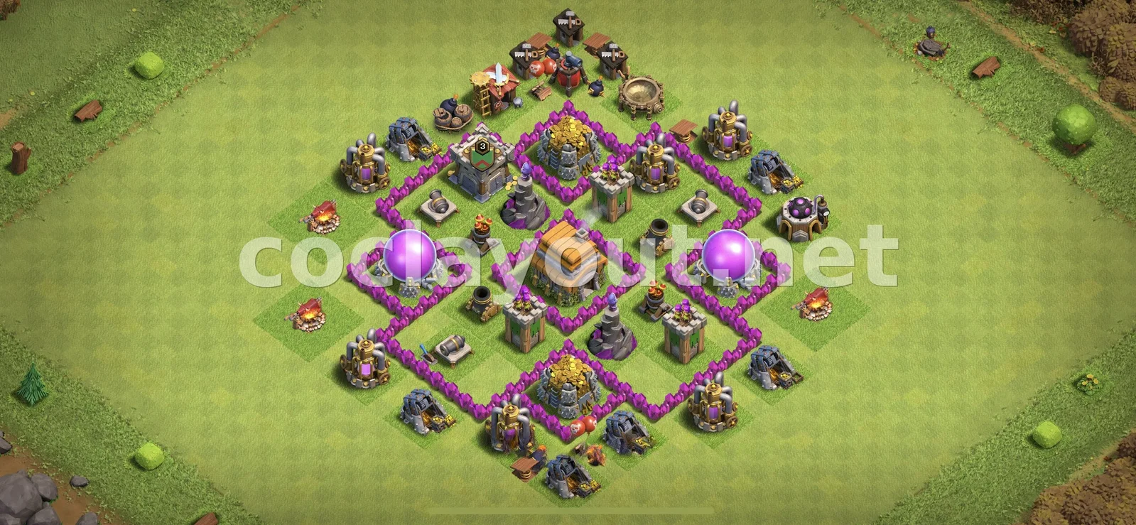 Protégez vos ressources avec une Base Hybride TH6 – aperçu du plan TH6