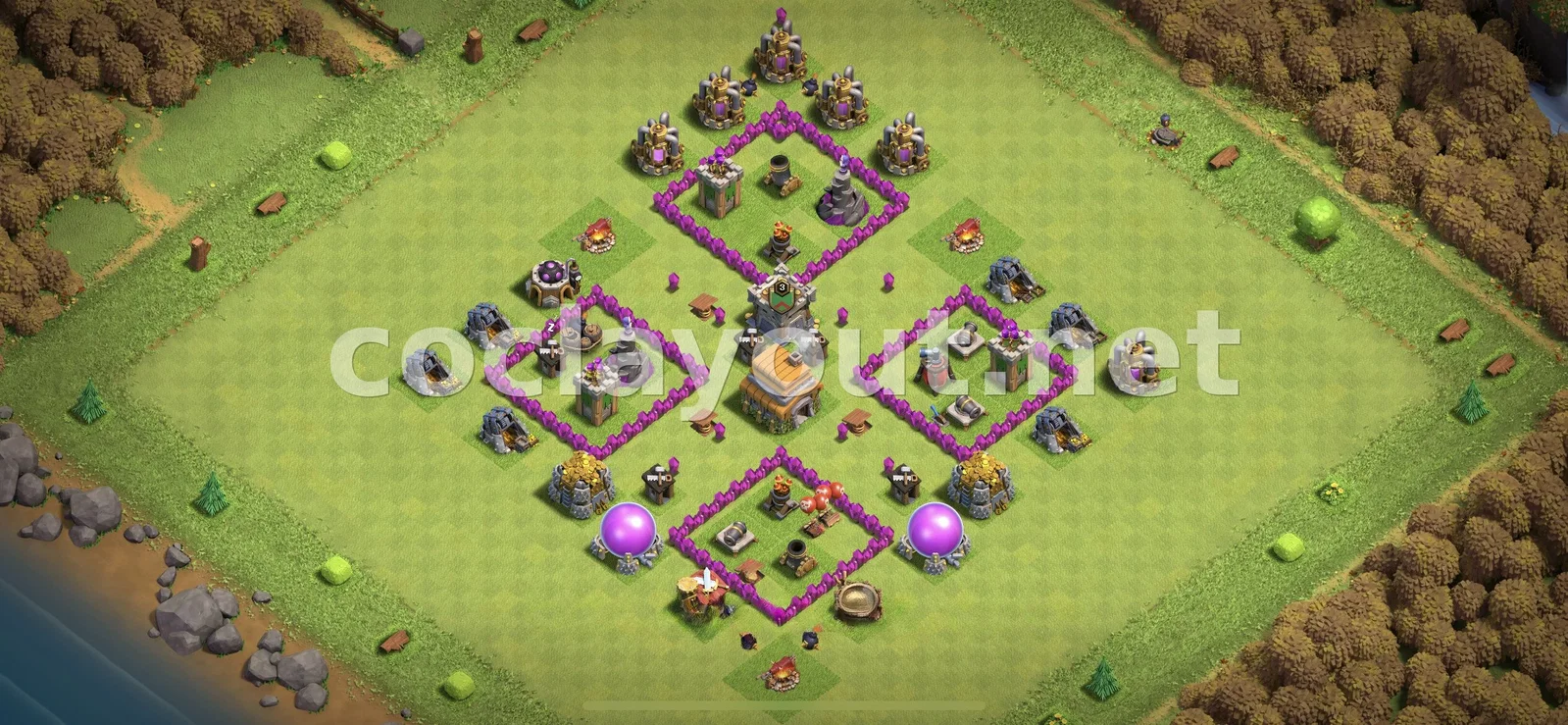 Base Hybride Efficace TH6 – aperçu du plan TH6