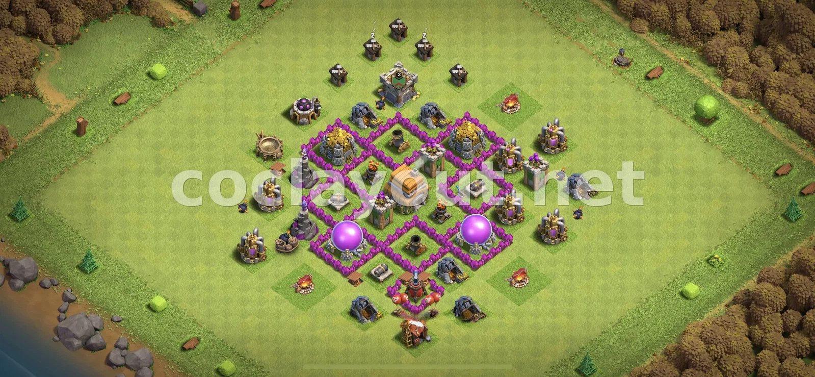 Protégez vos ressources avec une base hybride TH6 – aperçu du plan TH6