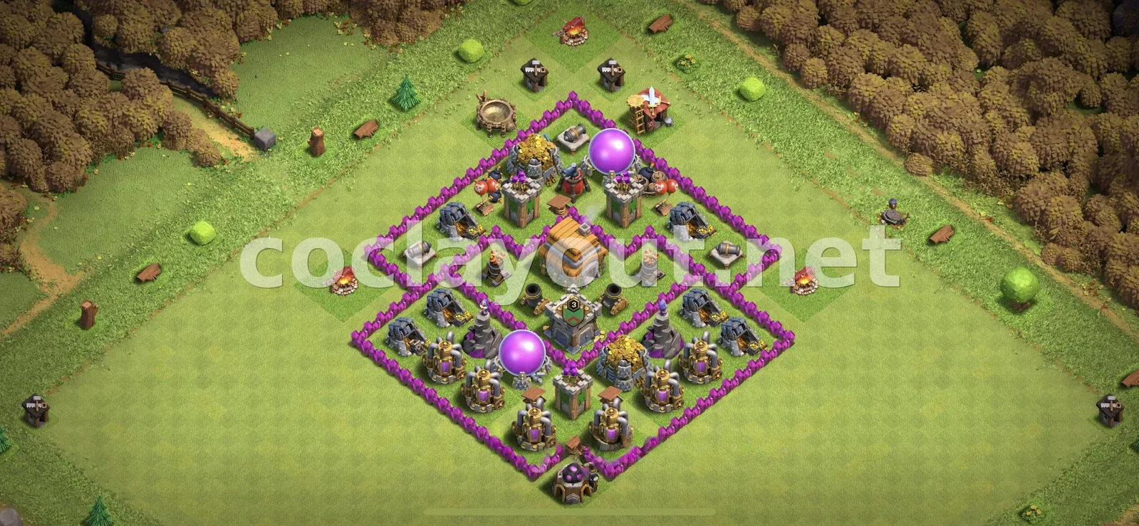 Base Hybride TH6 #34 – aperçu du plan TH6