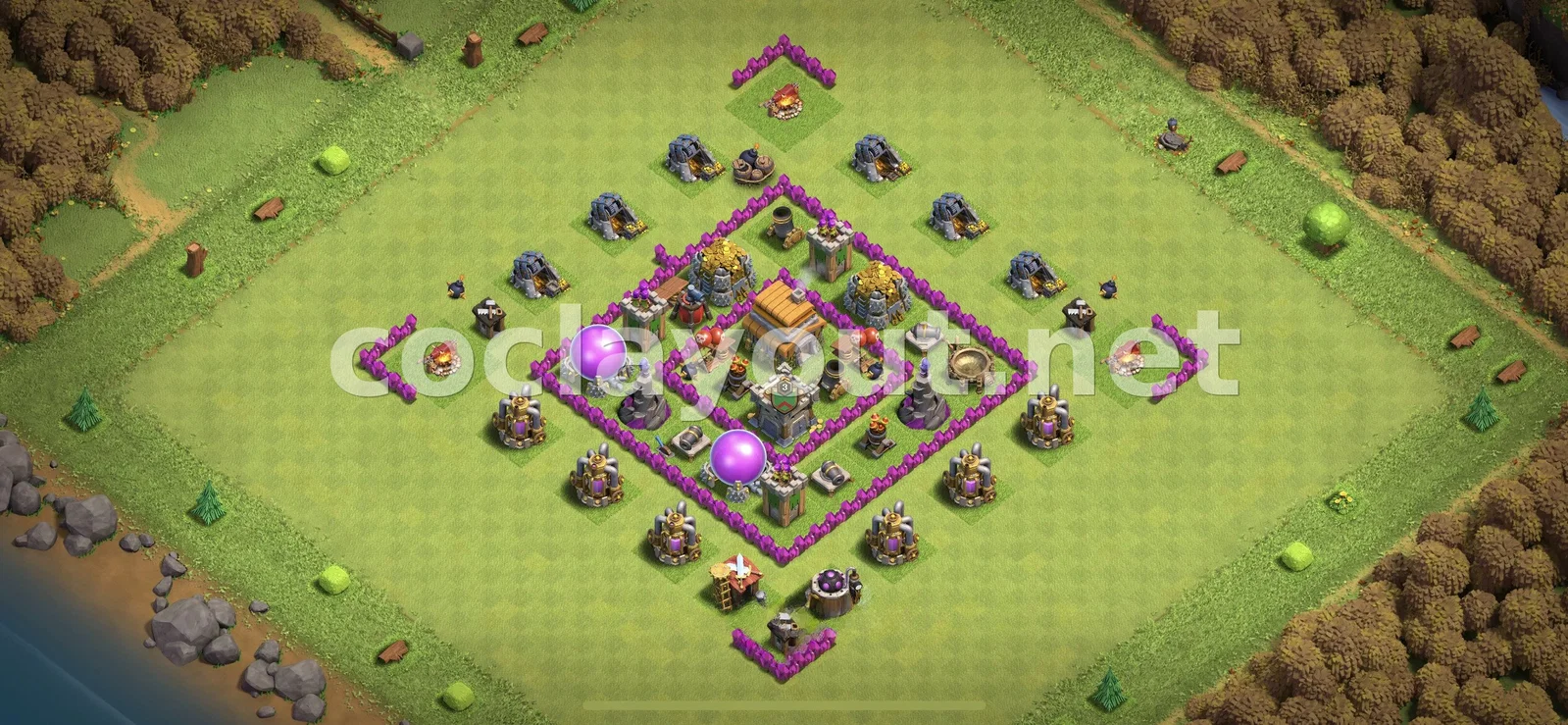 Base Hybride TH6 #33 – aperçu du plan TH6