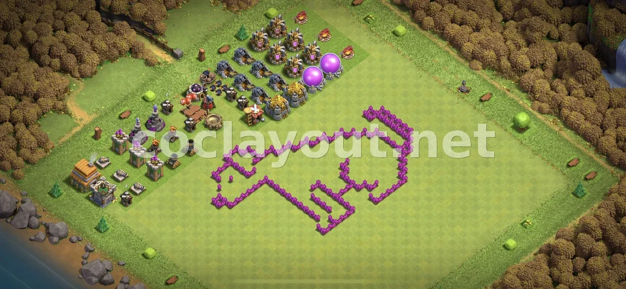 Guide de la Base Hybride TH6 – aperçu du plan TH6