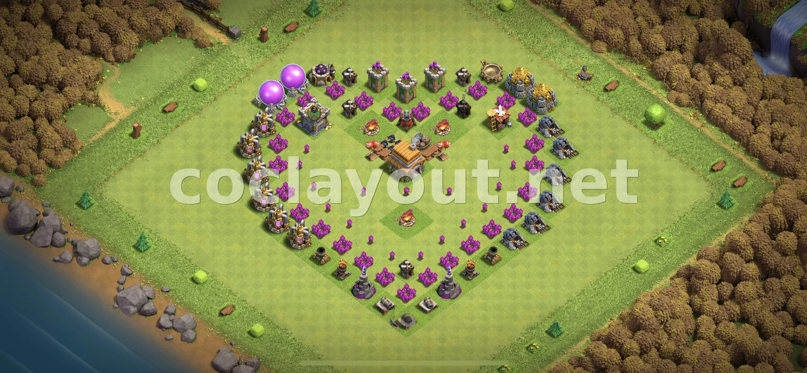 Base Hybride Efficace TH6 – aperçu du plan TH6