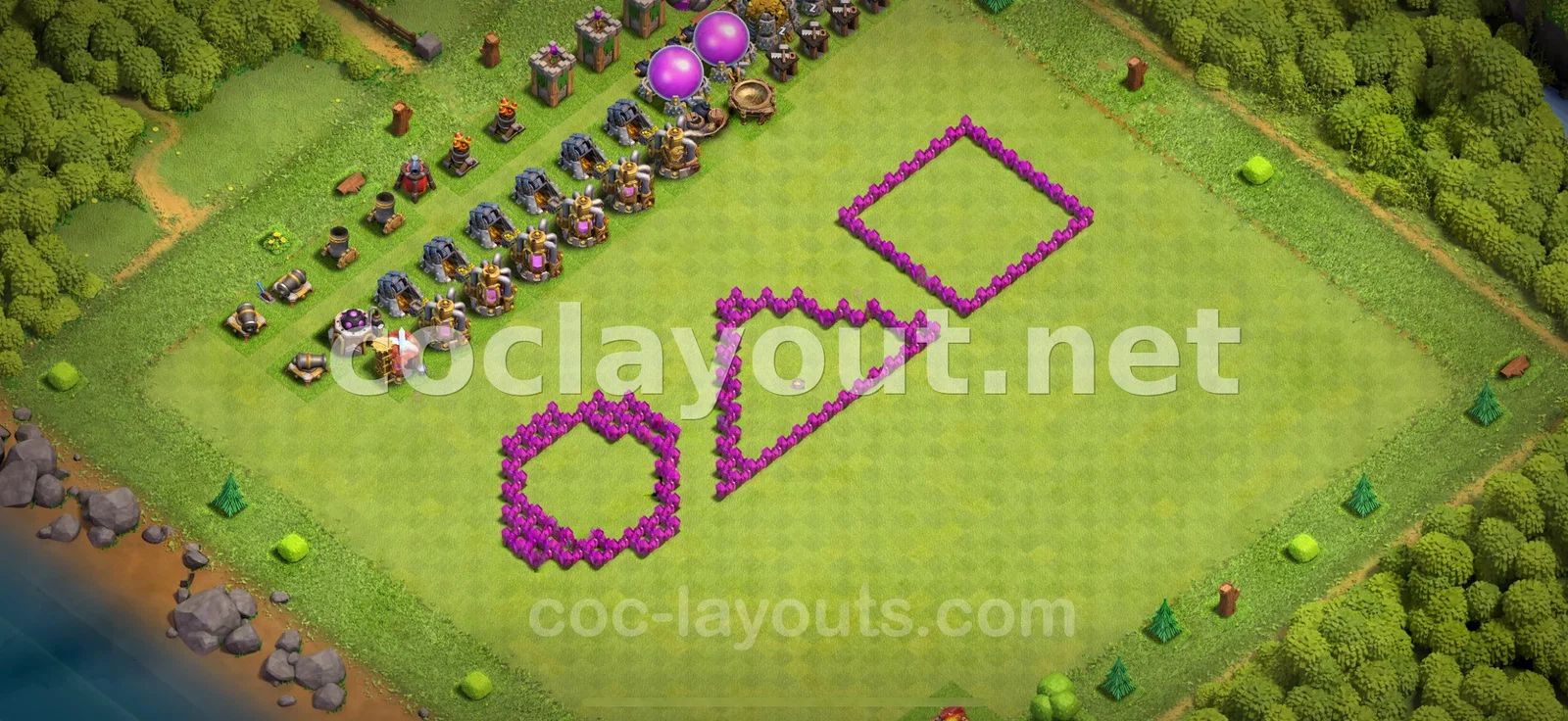 Лучший Гибридная база для TH6 – превью расстановки TH6