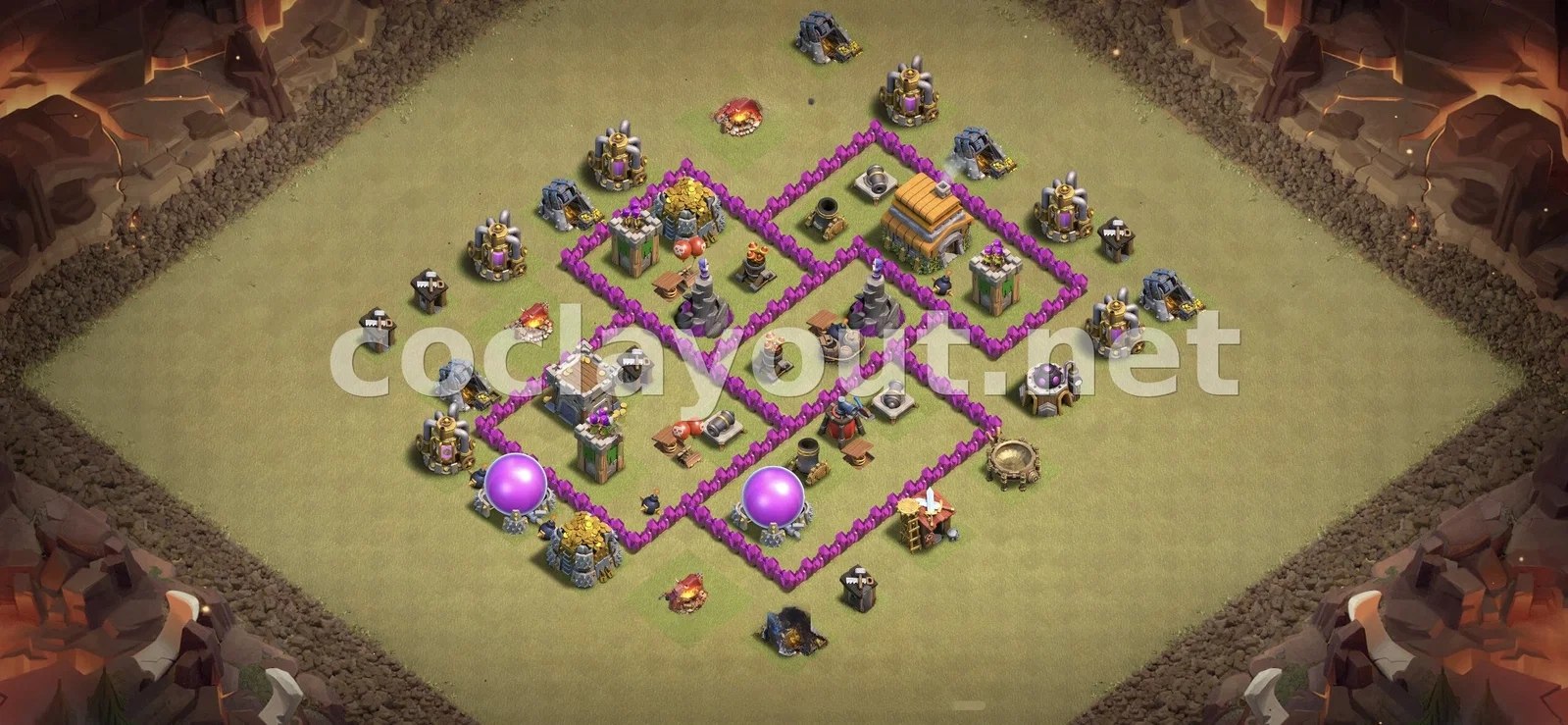 Diseño de Guerra Estratégico TH6 – vista previa del diseño TH6