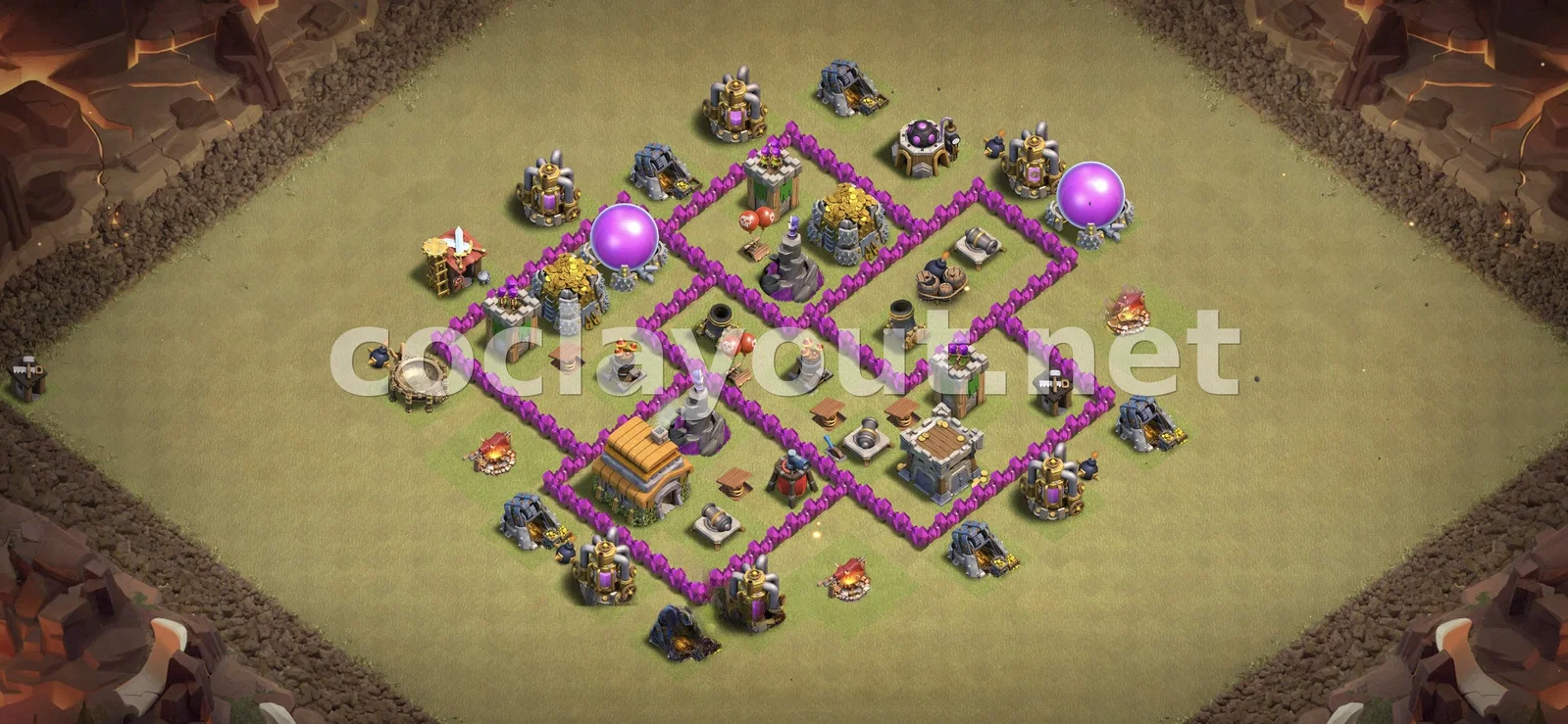 Estrategia de diseño de guerra para TH6 – vista previa del diseño TH6