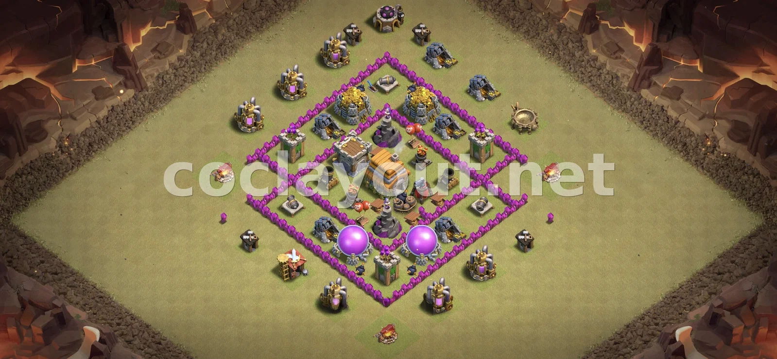 Estrategias para Diseño de Guerra TH6 – vista previa del diseño TH6