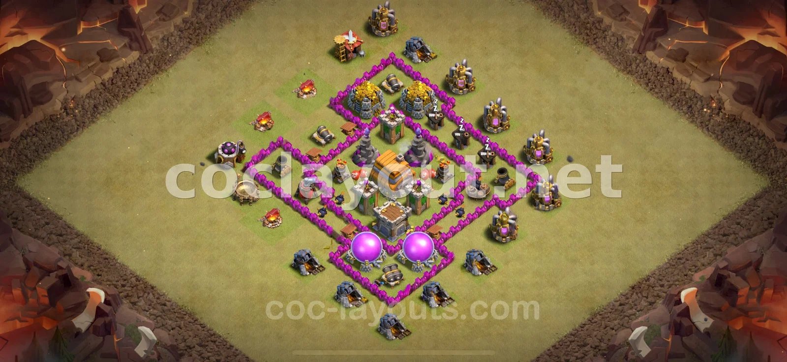 Diseño de Guerra TH6 Estratégico – vista previa del diseño TH6