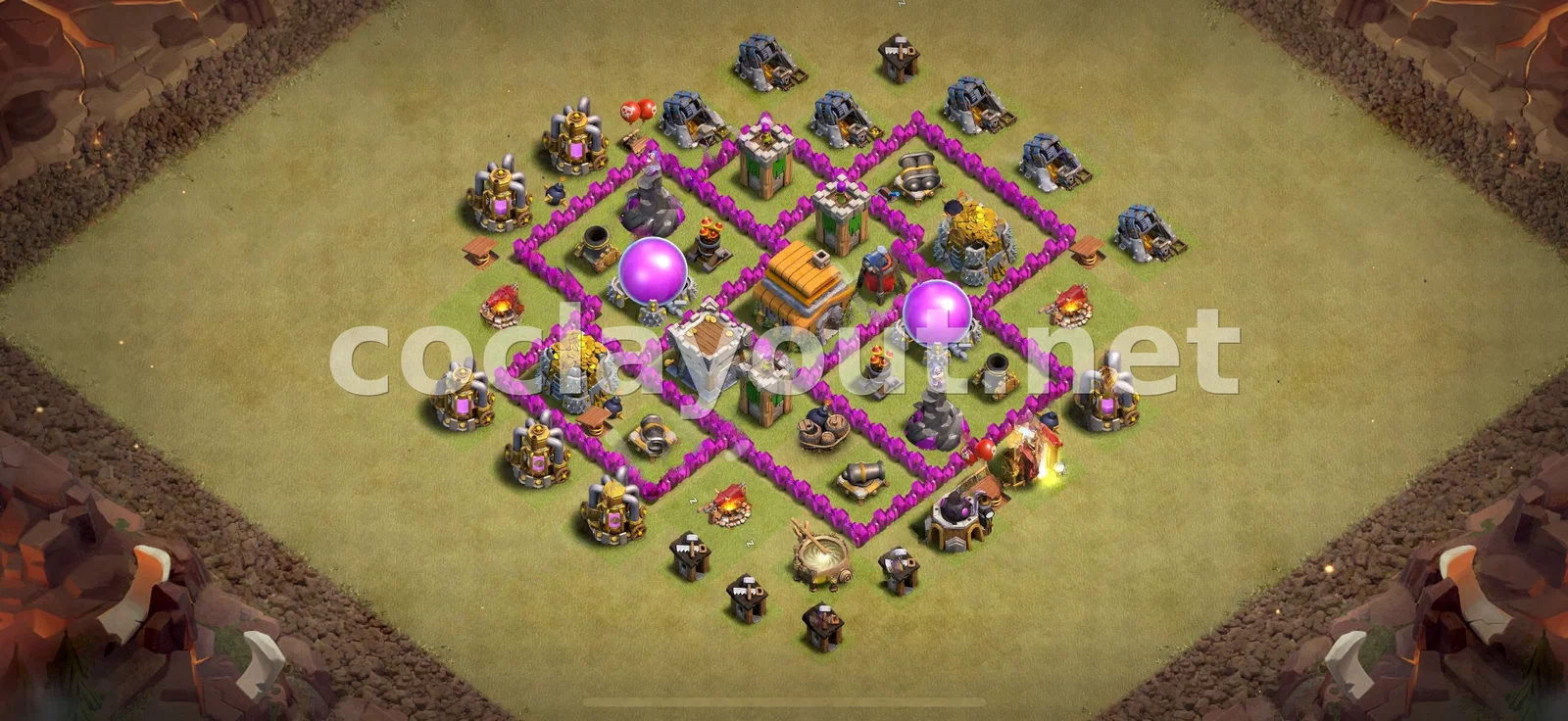 Diseño de Guerra TH6 Estratégico – vista previa del diseño TH6