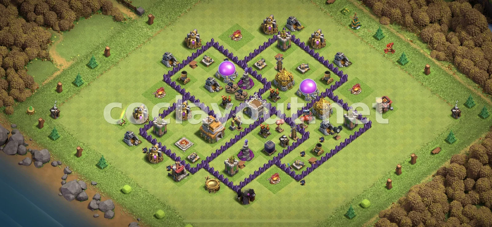 Millora la teva Base Híbrida TH7 per a Defensa i Botí – previsualització del disseny TH7