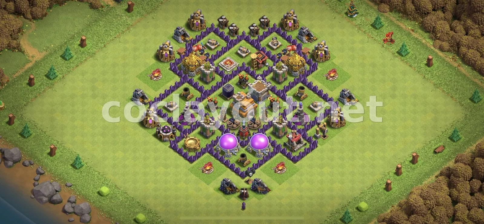 Disseny de base híbrida TH7 efectiu – previsualització del disseny TH7