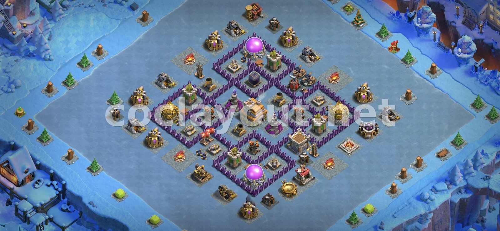 TH7 के लिए प्रभावी हाइब्रिड बेस – TH7 बेस डिज़ाइन प्रीव्यू