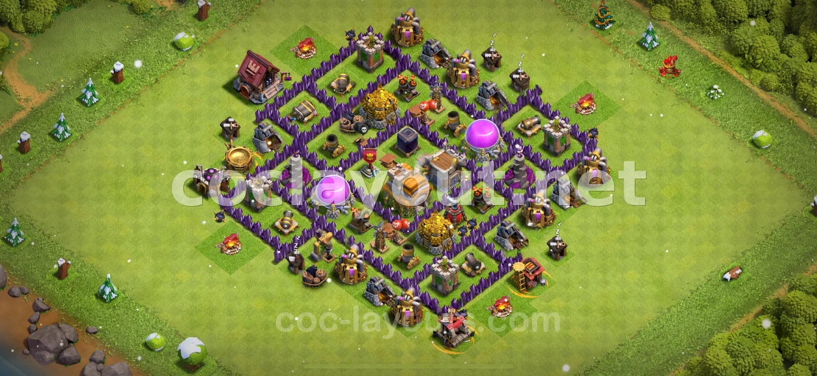 TH7 हाइब्रिड बेस #62 – TH7 बेस डिज़ाइन प्रीव्यू