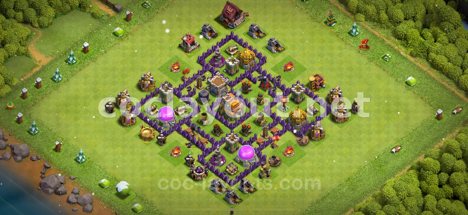 TH7 हाइब्रिड बेस #57 – TH7 बेस डिज़ाइन प्रीव्यू