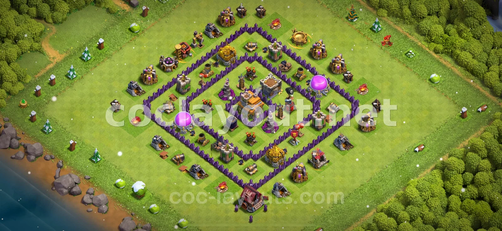 TH7 के लिए प्रभावी हाइब्रिड बेस – TH7 बेस डिज़ाइन प्रीव्यू