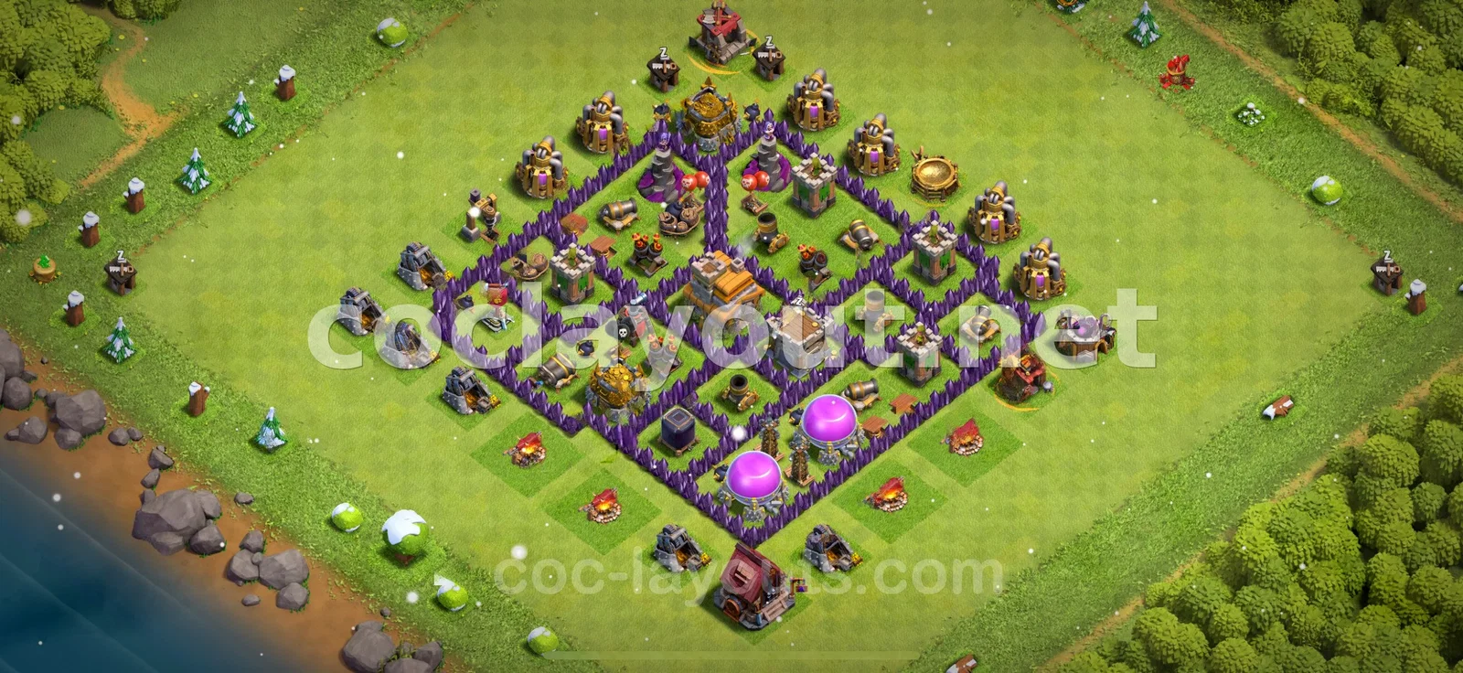 Base híbrida TH7: protege els teus recursos i copes – previsualització del disseny TH7