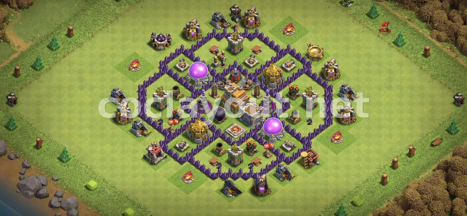 Estrategias para Diseño de Farming TH7 – vista previa del diseño TH7