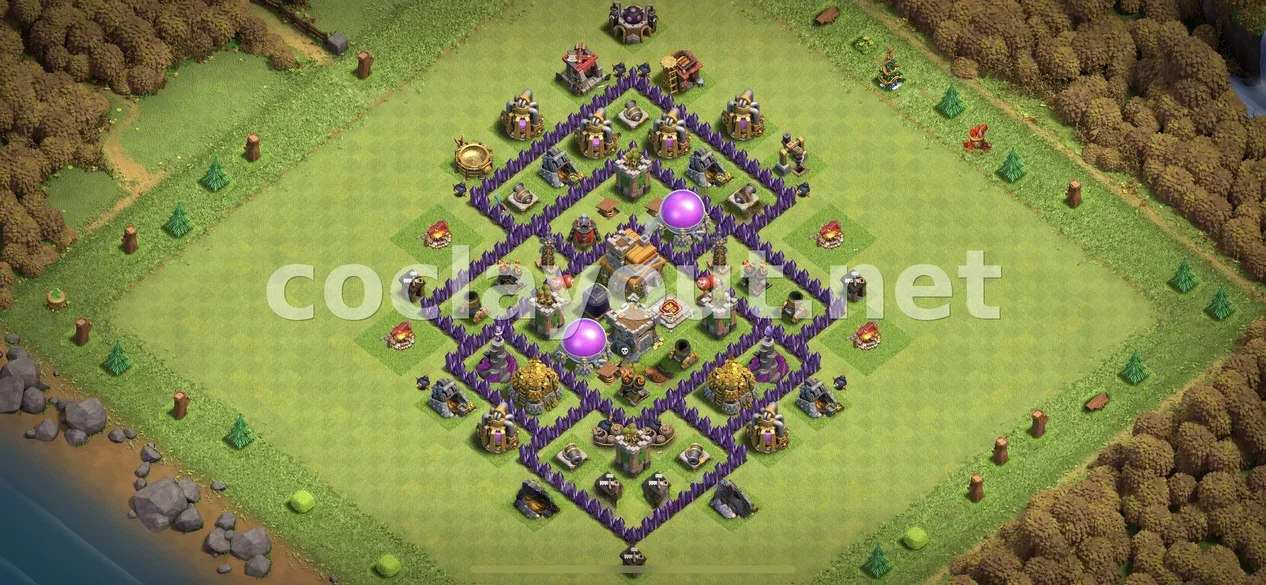 Diseño de Farming TH7 Eficaz – vista previa del diseño TH7