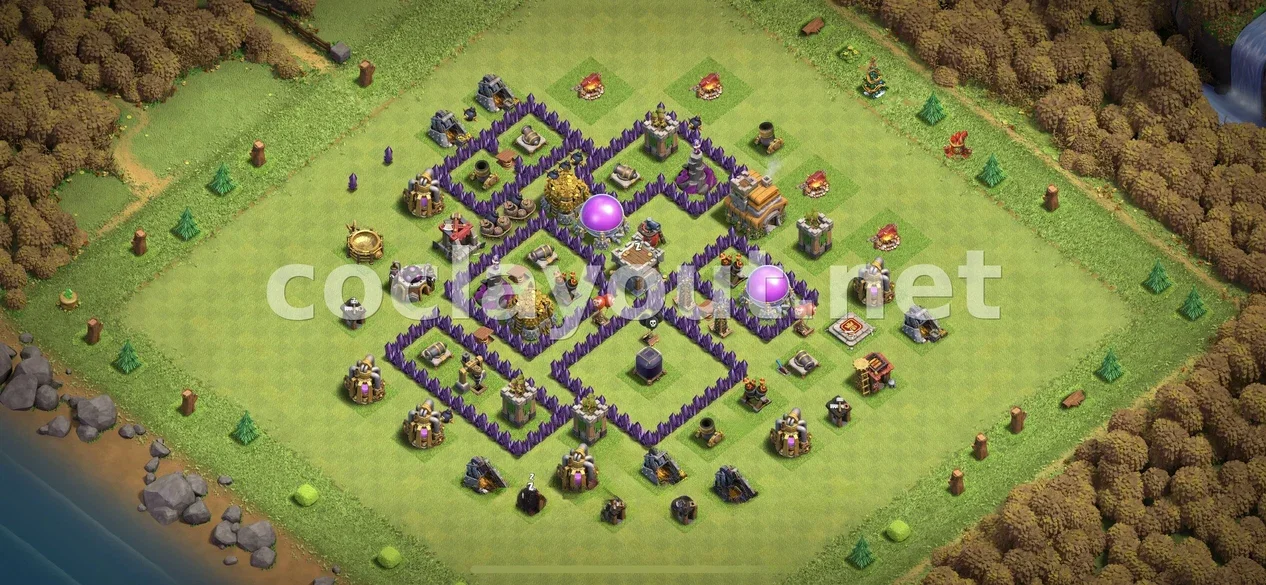 Diseño de Farming TH7 Eficaz – vista previa del diseño TH7