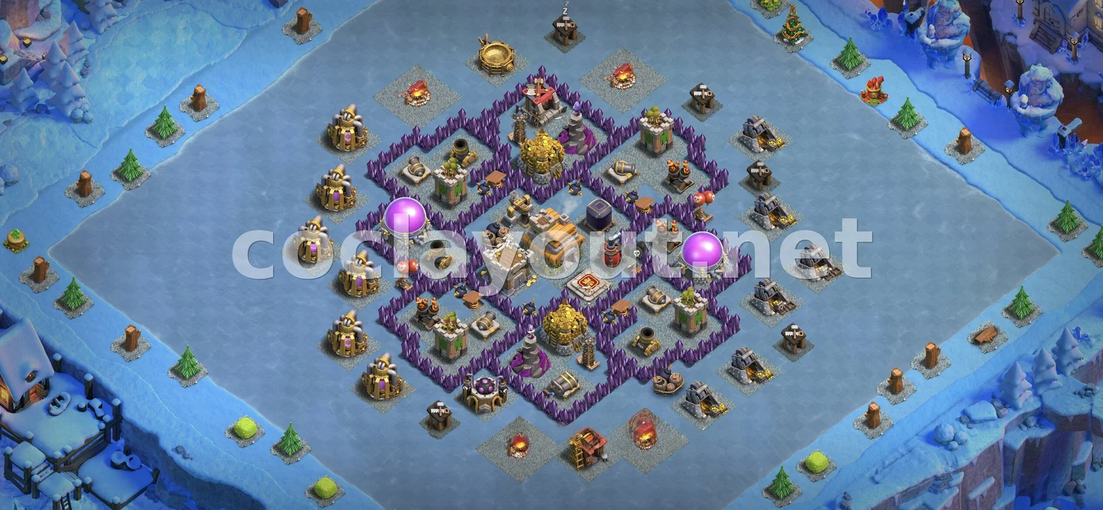 Effective TH7 Farming Base Layout – TH7 layout preview