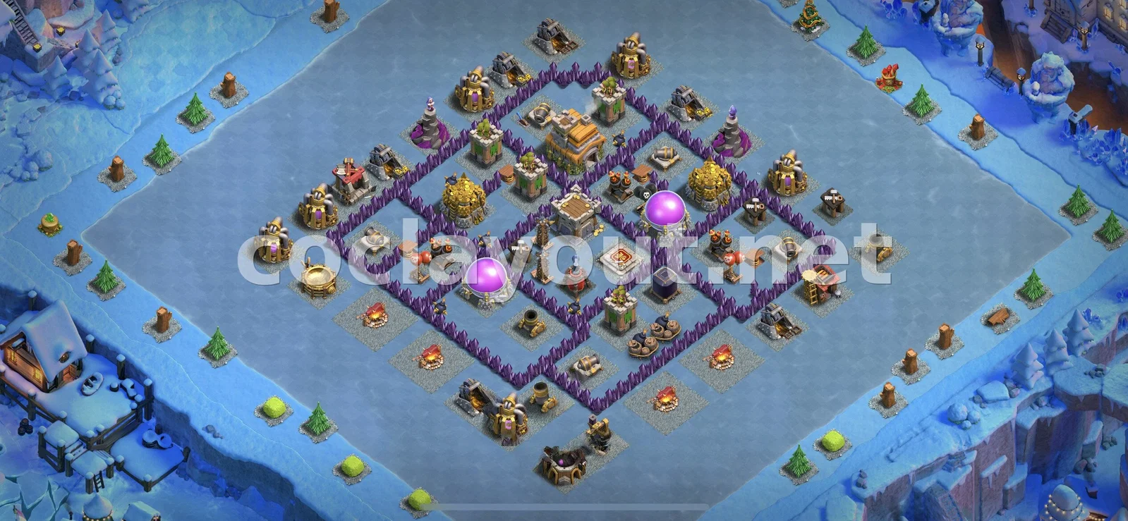 Recommended Farming Base for TH7 – TH7 layout preview
