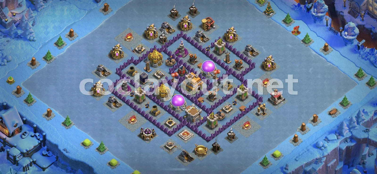 Effective TH7 Farming Base Layout – TH7 layout preview