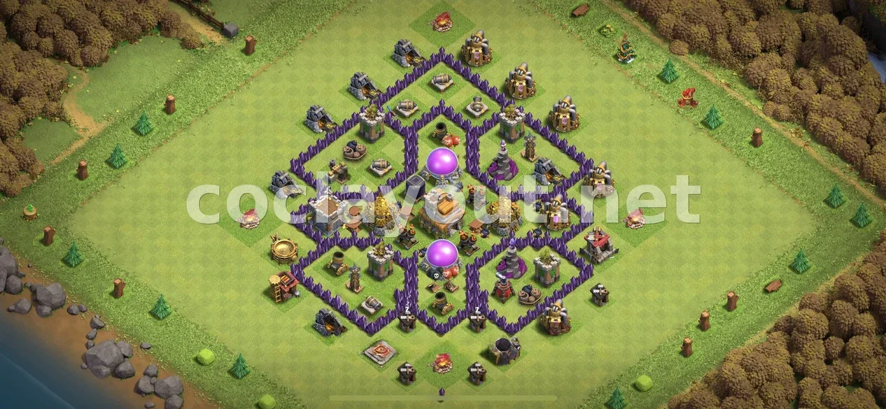 Эффективная База для Фарма TH7 – превью расстановки TH7