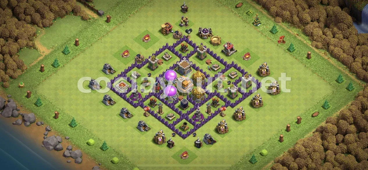 Эффективная база для фарма TH7 – превью расстановки TH7