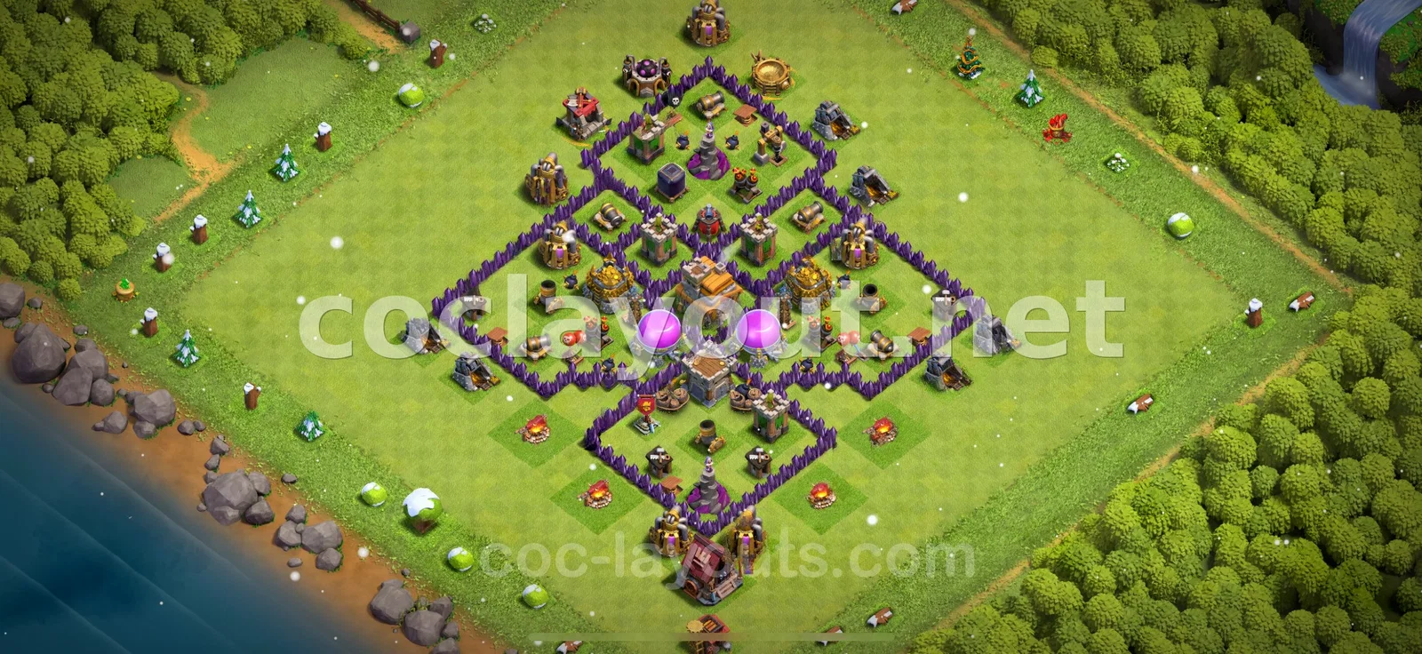 Suggeriment de Base de Farming TH7 – previsualització del disseny TH7