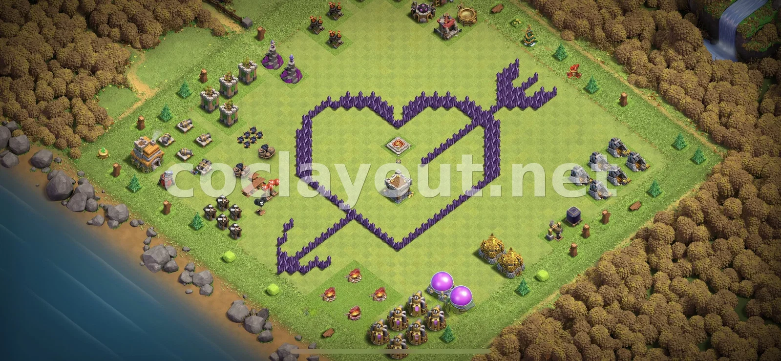 TH7 के लिए सर्वश्रेष्ठ हाइब्रिड बेस – TH7 बेस डिज़ाइन प्रीव्यू