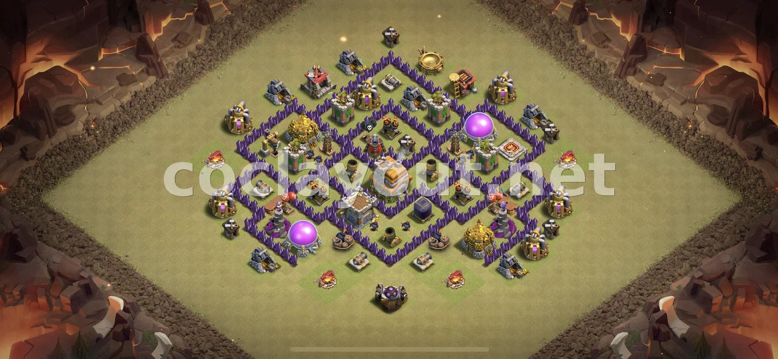 प्रभावी TH7 वॉर बेस – TH7 बेस डिज़ाइन प्रीव्यू
