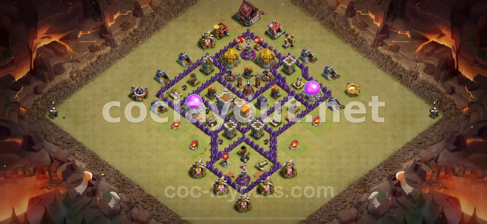 Estratègia Eficient per la Base de Guerra TH7 – previsualització del disseny TH7