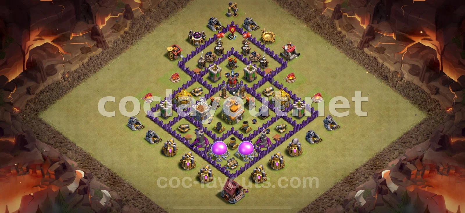 TH7 Base de Guerra: Estratègia de Defensa Eficaç – previsualització del disseny TH7